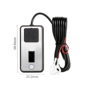 Digital Display Dual USB Universal Water-resistant Motorcycle Mobile Phone Charger(2.4A 12-24V)