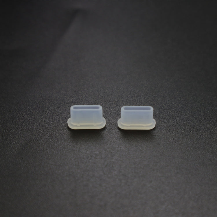 2 Sets Drone Body Remote Control Charging Port Dust Plug for DJI Mini 3 Pro(Transparent)