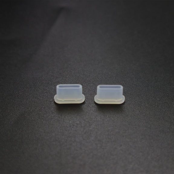 2 Sets Drone Body Remote Control Charging Port Dust Plug for DJI Mini 3 Pro(Transparent)