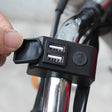Motorcycle Dual USB Mobile Phone Charger 5V 3A Fast Charging(Black) - Battery Charger by PMC TechLife | Online Shopping South Africa | PMC TechLife | Buy Now Pay Later Mobicred