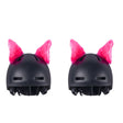 4PCS Motorcycle Plush Ear Helmet Decoration(Rose Red) - Ornamental Parts by PMC TechLife | Online Shopping South Africa | PMC TechLife | Buy Now Pay Later Mobicred