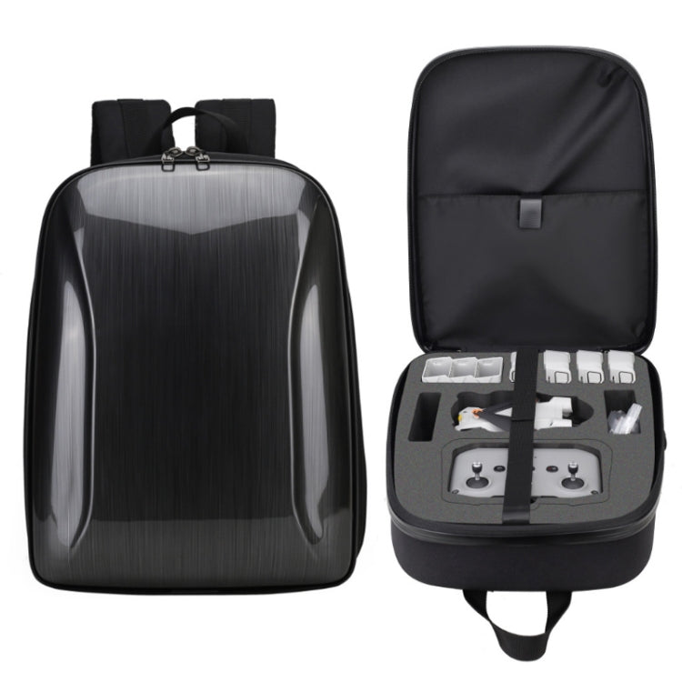 Water-resistant Compression Hard Shell Backpack for DJI Mini 3 Pro, Size: 128 Large(Brushed Gray)