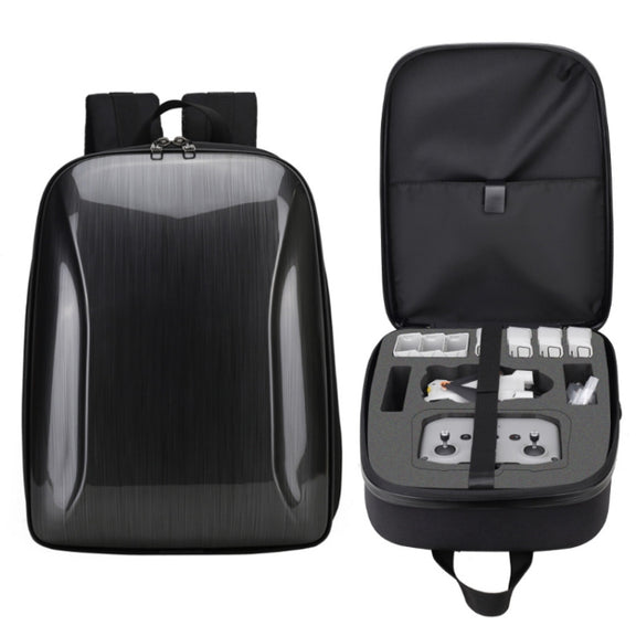 Water-resistant Compression Hard Shell Backpack for DJI Mini 3 Pro, Size: 128 Large(Brushed Gray)