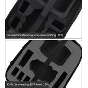 Water-resistant Compression Hard Shell Backpack for DJI Mini 3 Pro, Size: 128 Large(Brushed Gray)
