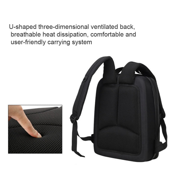 Water-resistant Compression Hard Shell Backpack for DJI Mini 3 Pro, Size: 128 Large(Brushed Gray)