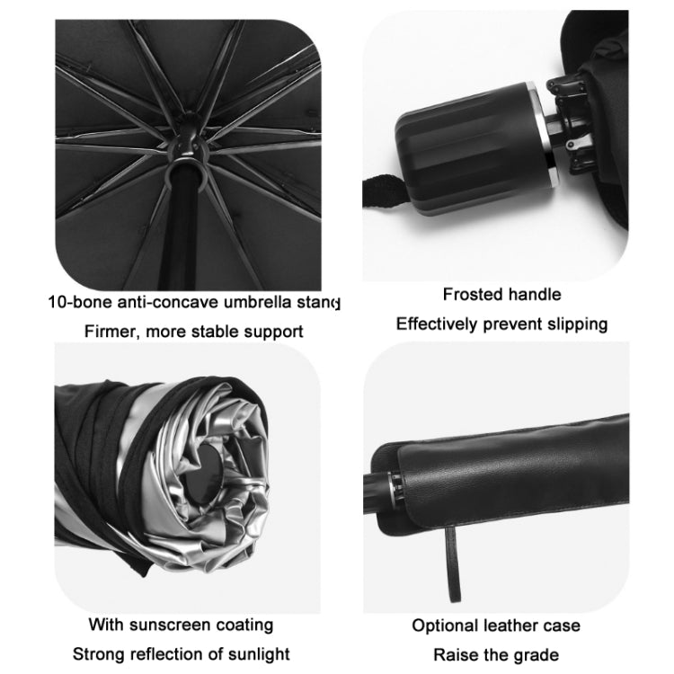 Car Windshield Telescopic Folding Thermal Insulation Parasol, Size: Large