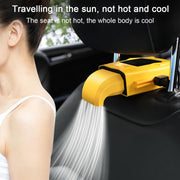 F415 Car Multifunctional Seat Back USB Fan(Black)