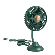 F502 Mini Hose Small Fan Car USB Fan(Green)