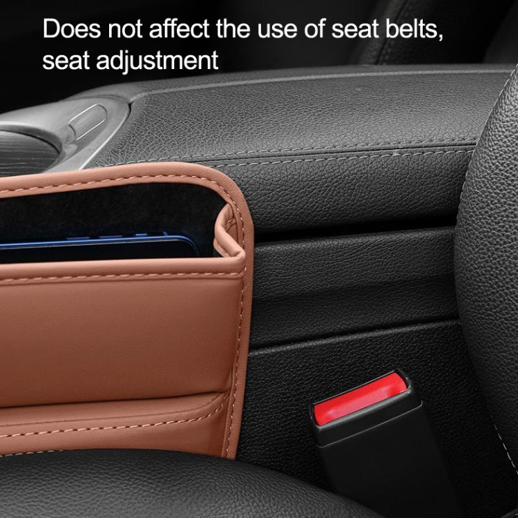 Car Seat Sewing Box Central Control Slot Storage Bag(Black)