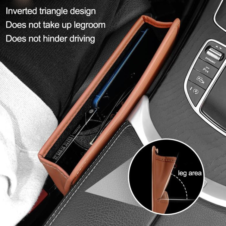 Car Seat Sewing Box Central Control Slot Storage Bag(Black)
