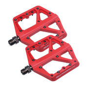 RACEWORK RK66 Mountain Bike Nylon Fiber Pedals(Red)