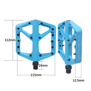 RACEWORK RK66 Mountain Bike Nylon Fiber Pedals(Black)