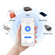 Wallet Key Finder Two Way Bluetooth Intelligent Anti-lost Device(Yellow)