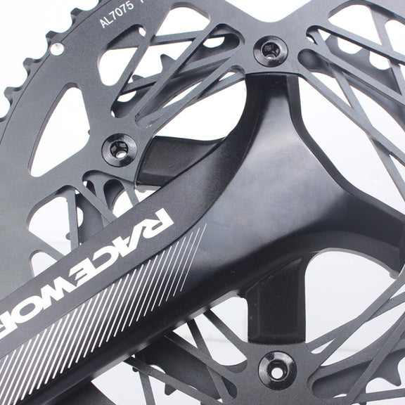 RACEWORK RKRFA Road Bike Aluminum Alloy 22-speed Crankset, Spec: 53-39T without BB