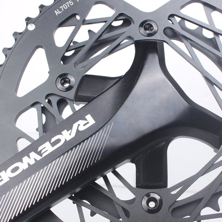 RACEWORK RKRFA Road Bike Aluminum Alloy 22-speed Crankset, Spec: 53-39T without BB