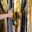 Black And Gold Rain Curtain Festival Party Decoration Props, Size: 1x2M - Holiday Decorations by PMC TechLife | Online Shopping South Africa | PMC TechLife