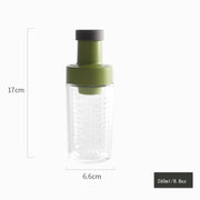 Quantitative Sugar Control Bottle Sugar Jar Dust-proof Sealed Seasoning Bottle With Lid(White)