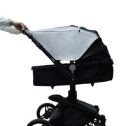 Universal Baby Stroller Accessories Sun Shade Cover With Visible Sunroof(Gray)
