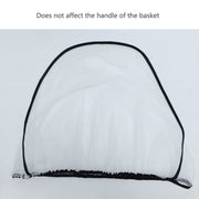 Baby Stroller Pushchair Mosquito Net Newborn Carriage Cradles Cover(White)