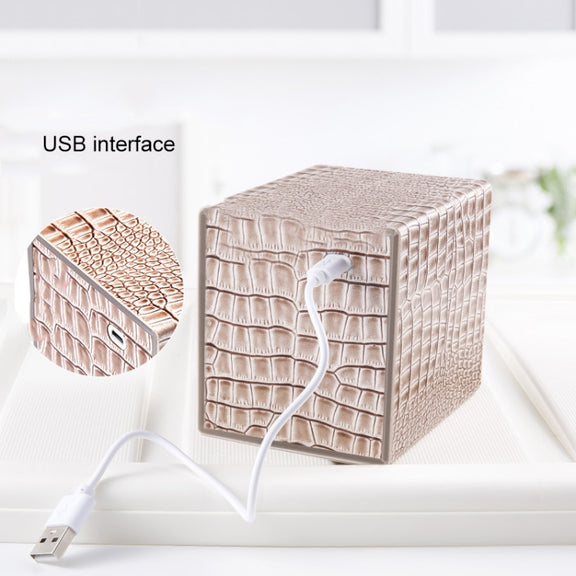 Dustproof Blue Light Disinfection Nail Polisher Storage Box(White)