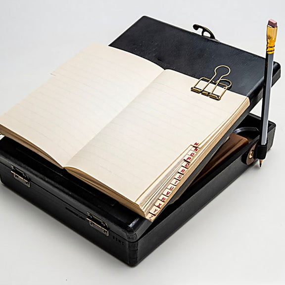Writer Messenger Wooden Box Walnut Briefcase(Green)