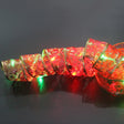 Christmas LED Lights Bronzing Double Ribbon String Lights, Specification: 10m(Gold Red Color Light) - Decoration Lamps by PMC TechLife | Online Shopping South Africa | PMC TechLife