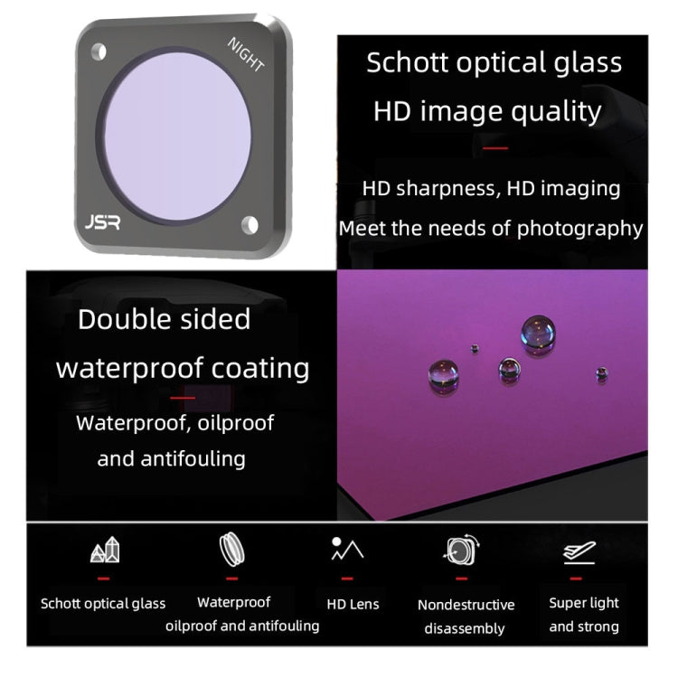 JUNESTAR Action Camera Filters For DJI Action 2,Style:  ND8