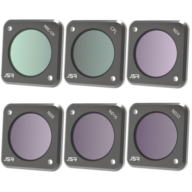 JUNESTAR Action Camera Filters For DJI Action 2,Style: CS-6IN1