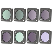 JUNESTAR Action Camera Filters For DJI Action 2,Style:  CS-8in1