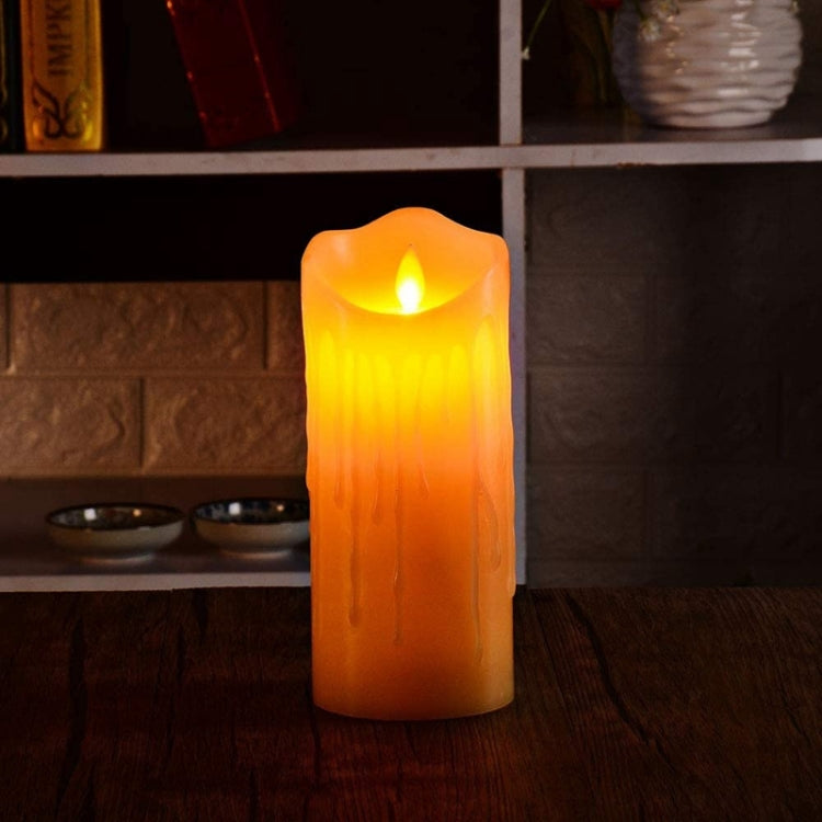 LED Electronic Candle Lights Halloween Christmas Decoration Props, Size: 7.5x20cm(Plastic Tears Candle Lights)