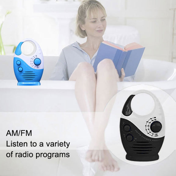Sayin SY-950 Portable Water-resistant Small Radio AM/FM Universal Band Elder Radio(Black)