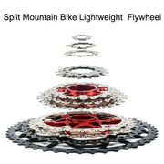 VG Sports Split Mountain Bike Lightweight Cassette Flywheel, Style: 9 Speed 42T (Silver)