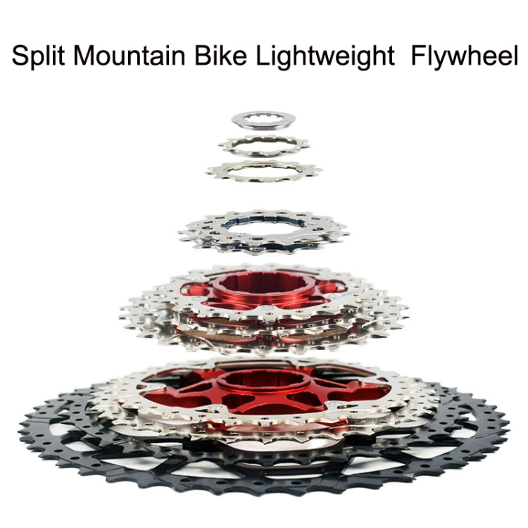 VG Sports Split Mountain Bike Lightweight Cassette Flywheel, Style: 11 Speed 52T (Silver)