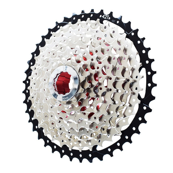 VG Sports Split Mountain Bike Lightweight Cassette Flywheel, Style: 9 Speed 46T (Silver)