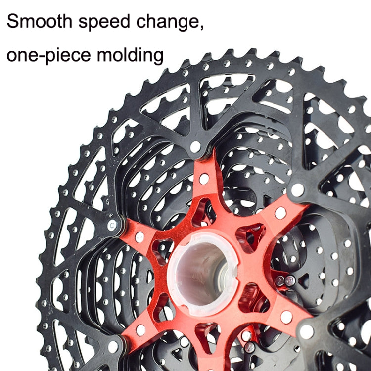 VG Sports Split Mountain Bike Lightweight Cassette Flywheel, Style: 9 Speed 46T (Silver)