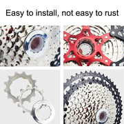 VG Sports Split Mountain Bike Lightweight Cassette Flywheel, Style: 9 Speed 46T (Silver)