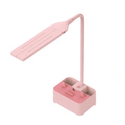 TD6 Student Mobile Phone Holder Pen Holder Eye Protection USB Desk Lamp(Pink)