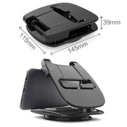 MM002 Car Dashboard Mobile Phone Holder Car Silicone Rotary Navigation Mobile Phone Holder(Black)