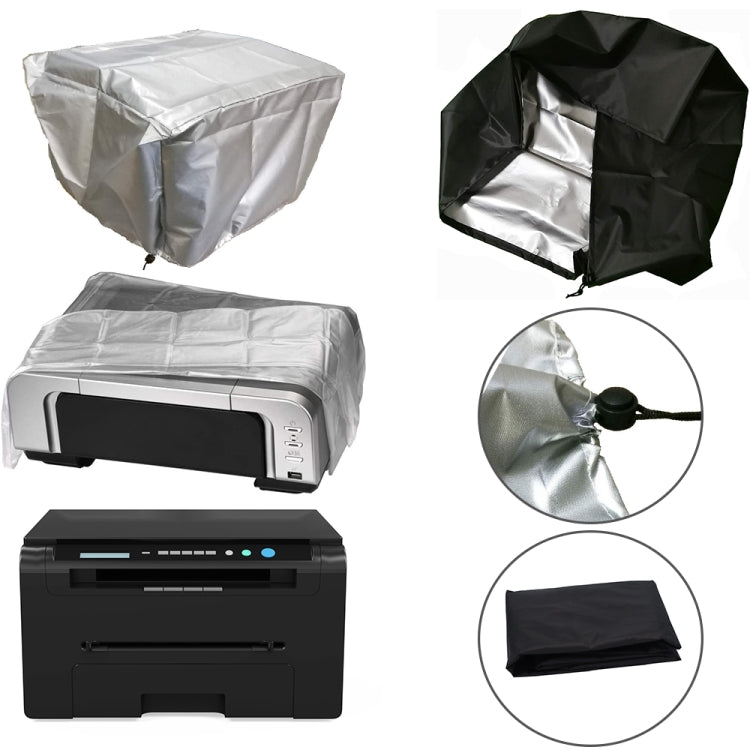 3D Printer Water-resistant Cover Copier Dust Cover, Size: 43x43x32cm(Black)