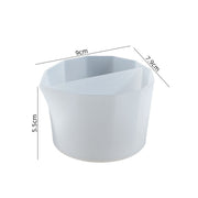 2 PCS DIY Crystal Epoxy Color Separation Cup Silicone Toning Cup, Style: 2 Grid
