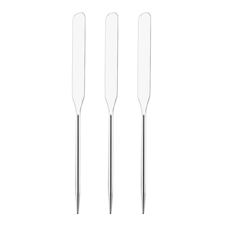 3 PCS Stainless Steel Toner Stick For Making Up And Manicure