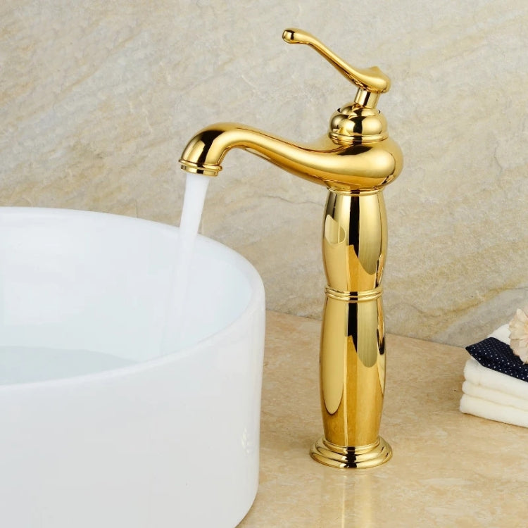 Hot And Cold Mixed Water Basin Imitation Water Faucet, Style: High Model