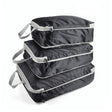 3 PCS/Set Travel Waterproof Compression Clothes Storage Bag(Black Without Net) - Storage Bags by PMC TechLife | Online Shopping South Africa | PMC TechLife