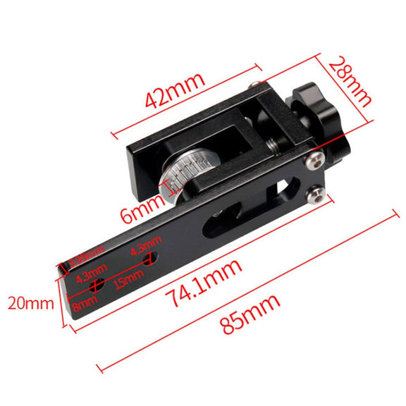 3D Printer Accessories Synchronize Band Stretching Adjustment Fixed Tight Device(Black)