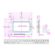3D Printer Ramps1.4 12864 LCD Control Screen
