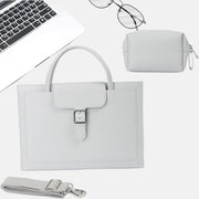 S176 Portable Water-resistant Laptop Bag with Power Pack, Size: 13 inches(Light Grey)