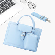 S176 Portable Water-resistant Laptop Bag with Power Pack, Size: 14 inches(Sky Blue)