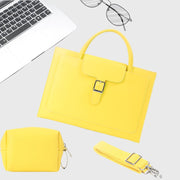 S176 Portable Water-resistant Laptop Bag with Power Pack, Size: 14 inches(Goose Yellow)