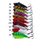 HENGJIA VI022 10g 6cm Plastic VIB Lure Hard Bait With Sound Beads(3)