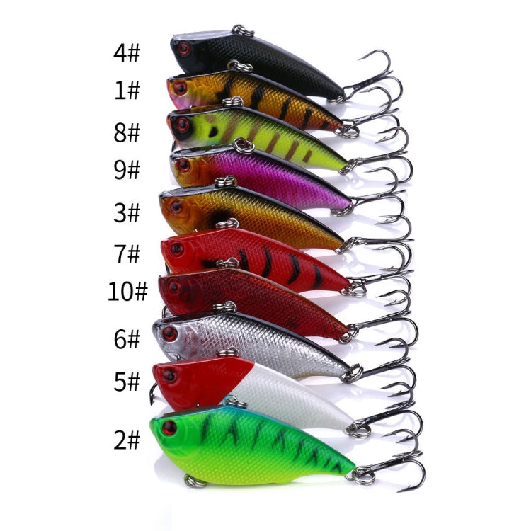 HENGJIA VI022 10g 6cm Plastic VIB Lure Hard Bait With Sound Beads(9)